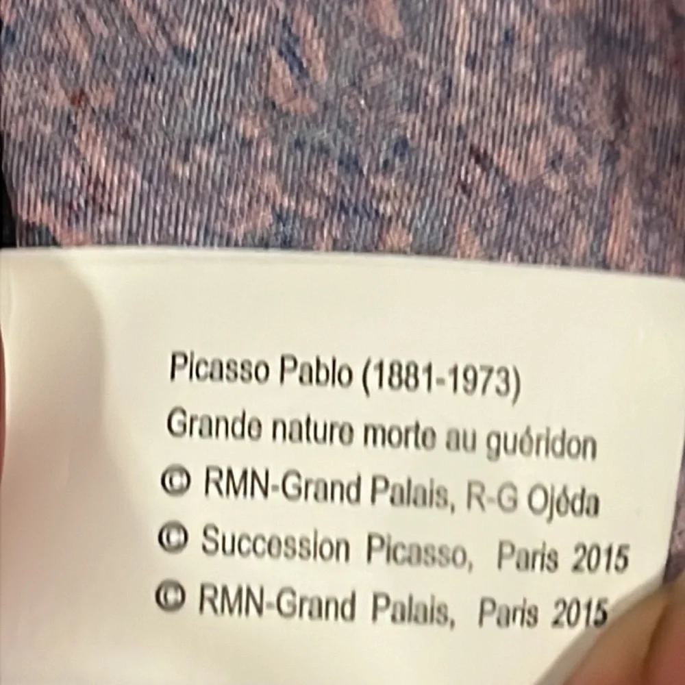 Pablo Picasso oblong silk scarf 2015 hand rolled edges